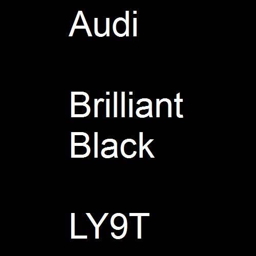 Audi, Brilliant Black, LY9T.